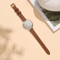 Pulseira de couro fina compatível com garmin lily 2 active para mulheres, pulseira de couro genuíno de grão superior para relógio Garmin Lily 2 - imagem 3
