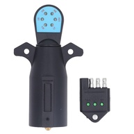 Akozon 7 Ways LED Indicador Trailer Adaptador de Luz Plugue Com 4 Pinos para Fiação Eficiente - imagem 1