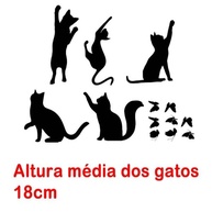 Adesivo Decorativo Gato e Borboleta para Escadas - Decore seu Lar com Estilo Pet - imagem 2
