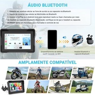 Multimídia para Moto com 2 Câmeras 1080P IPS 5'' - Carplay & Android Auto Sem Fio - imagem 3