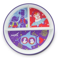Pratinho com Divisórias NASA Collection Blue Space - Anti-Escorregamento e Livre de BPA - imagem 1