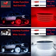 Kit Luzes de Roda LED RGBW com App: Ilumine seu Carro com Estilo e Segurança! - imagem 5