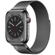 Pulseira BRG de aço inoxidável compatível com Apple Watch de 38 mm 40 mm 41 mm 42 mm 44 mm 45 mm 49 mm, pulseira de substituição com fecho magnético para iWatch Series Ultra 1/2 SE 9 8 7 6 5 4 3 2 1 - imagem 1