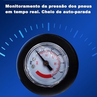 Calibrador Digital Portátil: Bomba de Ar com Pressômetro para Pneus de Carro, Moto e Mais! - imagem 5