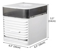 Mini Climatizador de Ar Portátil 3 em 1 com Timer e 3 Velocidades | Umidificador e Ventilador USB Compacto - imagem 2