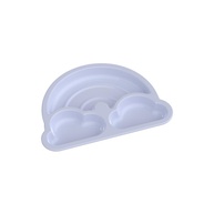 Prato com Divisórias Arco Íris Meu Malvado Agnes – PP Atóxico BPA Free | Ideal para Refeições Organizadas - imagem 1