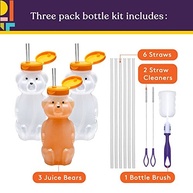 Copo com Canudo de Urso de Mel - Assistivo e à Prova de Vazamento para Terapia e Necessidades Especiais - imagem 5