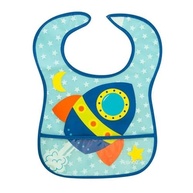 Babador Impermeável com Bolso - Kit 2 Unidades Avião e Foguete | Clingo - imagem 4