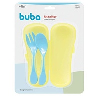 Kit Talher Baby com Estojo Azul da Buba – Seguro, Prático e Ergonômico - imagem 5