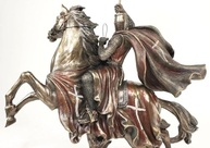 Cavaleiro Medieval Templário com Bandeira Veronese 77709 - Decoração Histórica e Simbólica - imagem 5