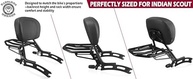 Sissy Bar com Bagageiro Traseiro para Indian Scout Bobber 2025: Conforto e Estilo para o Passageiro - imagem 4