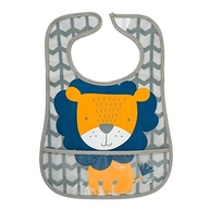 Babador Impermeável com Bolso Leão Clingo - Proteção e Estilo para Bebês - imagem 2