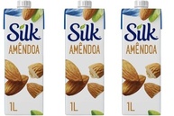 kit com 3 Silk Amêndoa - Bebida Vegetal, 1L - imagem 2
