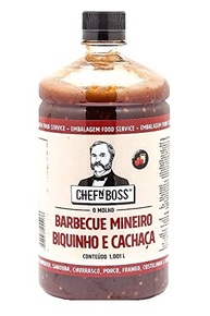 Molho Barbecue Mineiro com Pimenta Biquinho e Cachaça 1L - Chef n' boss - imagem 1