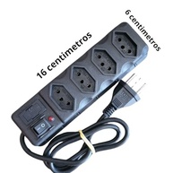 Filtro de Linha 4 Tomadas Bivolt com Protetor de Energia 10A - Régua Elétrica Segura - imagem 3
