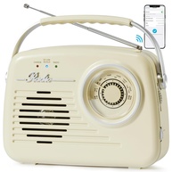 Rádio Retrô Bluetooth AM/FM Portátil: Som Clássico com Tecnologia Moderna - imagem 1