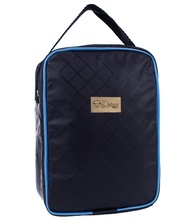 Bolsa Térmica Infantil com Alça – Ideal para Mamadeira, Lancheira e Marmita (Preto/Azul) - imagem 1