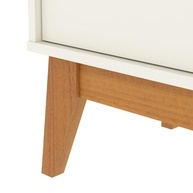 Buffet Aparador Ripado 2 Portas com Pés de MDF Astúrias 92cm - Modernize sua Sala - imagem 5