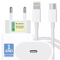 Carregador Turbo 25W USB-C p/ iPhone: Carga Rápida e Segura com Cabo Lightning Reforçado - imagem 2