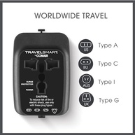 Adaptador Universal de Tomada Conair: Viagem Sem Limites com USB-C e Proteção contra Surtos - imagem 5