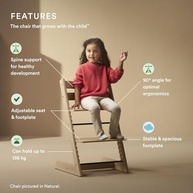 Cadeira de Alimentação Tripp Trapp Terracotta Stokke - Cresça Junto com Seu Filho - imagem 4