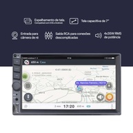 Central Multimídia Evolve 7" com Espelhamento iOS/Android e Câmera de Ré - GP348 - imagem 3