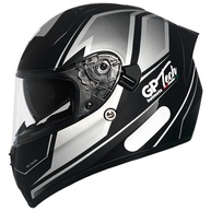 Capacete Moto GP Tech V128 Faster SV: Segurança e Estilo com Viseira Solar Interna - Preto 61 - imagem 1
