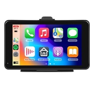 Podofo Carplay Android Auto HD 7" - Central Multimídia Veicular com Bluetooth Duplo, Câmera de Ré e Navegação - imagem 2