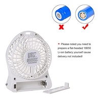 Ventilador Portátil Recarregável com Luz LED Rosa - 3 Velocidades e Carregamento USB - imagem 4