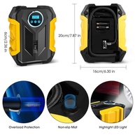 Compressor de Ar Digital Automático para Carro: Inflador Portátil com Luz LED e Bicos Multifuncionais - imagem 3