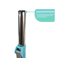 Mop Giratório com Cesto de Aço Inox e Balde Centrifugador - Limpeza 360° Eficiente e Prática - imagem 5
