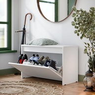 Sapateira Articulada Safira com Porta Basculante Charme – Organize seu Espaço com Estilo (Branco) - imagem 4