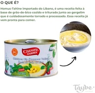 Hommus Tahine com Manjericão 420g Chtoura Garden - imagem 4
