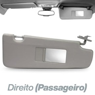 Quebra Sol Idea 2006-2016 Cinza Claro com Espelho - Lado Direito - imagem 3