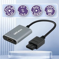 Adaptador HDMI BITFUNX N64/NGC/SFC/SNES: Reviva seus Clássicos com Qualidade Impecável! - imagem 3