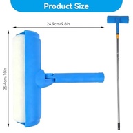 Rolo de Pintura de Teto 25 cm com Protetor Ajustável - Antissalpicos Reutilizável para Interiores e Exteriores - imagem 3