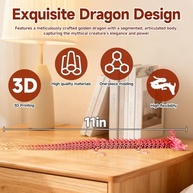 Dragão Chinês 3D Articulado com Efeito Glow - Decoração e Colecionável - imagem 4