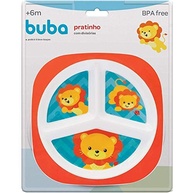 com-colorido-prato-divertido-seguro-infantil-divisorias-buba-a-leaozinho-e-a
