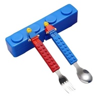 Kit Talheres Infantil Divertido com Bonecos - Garfo e Colher Coloridos para Crianças - imagem 3