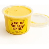Manteiga Artesanal Mineira com Sal,2 potes com 500g, Pura, Premium, sem conservantes industrializados - imagem 4