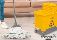 Balde Carrinho de Limpeza com Espremedor 20L Doblô - Kit Completo com Esfregão Perfect Pro Condor - imagem 3