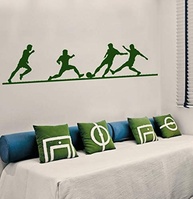 Adesivo Decorativo de Parede Campo de Futebol com Jogadores – Decore com Estilo Esportivo - imagem 2