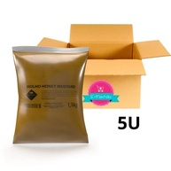 COMBO DE CAIXA DE MOLHO HONEY MUSTARD (MOSTARDA COM MEL) JUNIOR 1,1KG COM 5 UNIDADES - imagem 3
