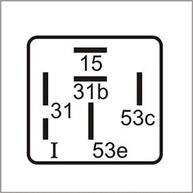 Relé Limpador Para-Brisas DNI 0838 para Iveco - 24V (Compatível com 4862208/500369986/99476425) - imagem 3
