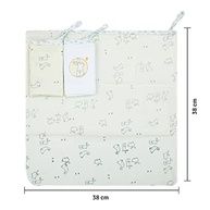 Paninho de Boca com Prendedor de Chupeta para Bebê - Papi Compose Bordado 38x38cm (3 Unidades) - imagem 5