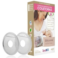 SaveMilk Conchas para Amamentação com Base Flexível em Silicone Incolor - Conforto e Proteção Anti-Vazamento - imagem 2