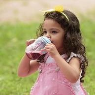 Copo de Treinamento com Canudo First Moments 270ml Rosa Fisher Price - Segurança e Conforto para Bebês - imagem 3