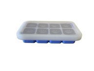 Forma de Silicone para Congelar Papinhas - 8 Cubos com Tampa, Livre de BPA, Ideal para Introdução Alimentar BLW (Lilás) - imagem 5