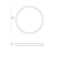Conjunto com 6 Pratos de Sobremesa Neo Echo - Porto Brasil | Esmalte Reagente, Seguro para Microondas e Lava-Louças - imagem 4