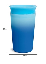 Munchkin Copo 360 Changing Color Azul - 266ml com Efeito Mágico ao Beber - imagem 4